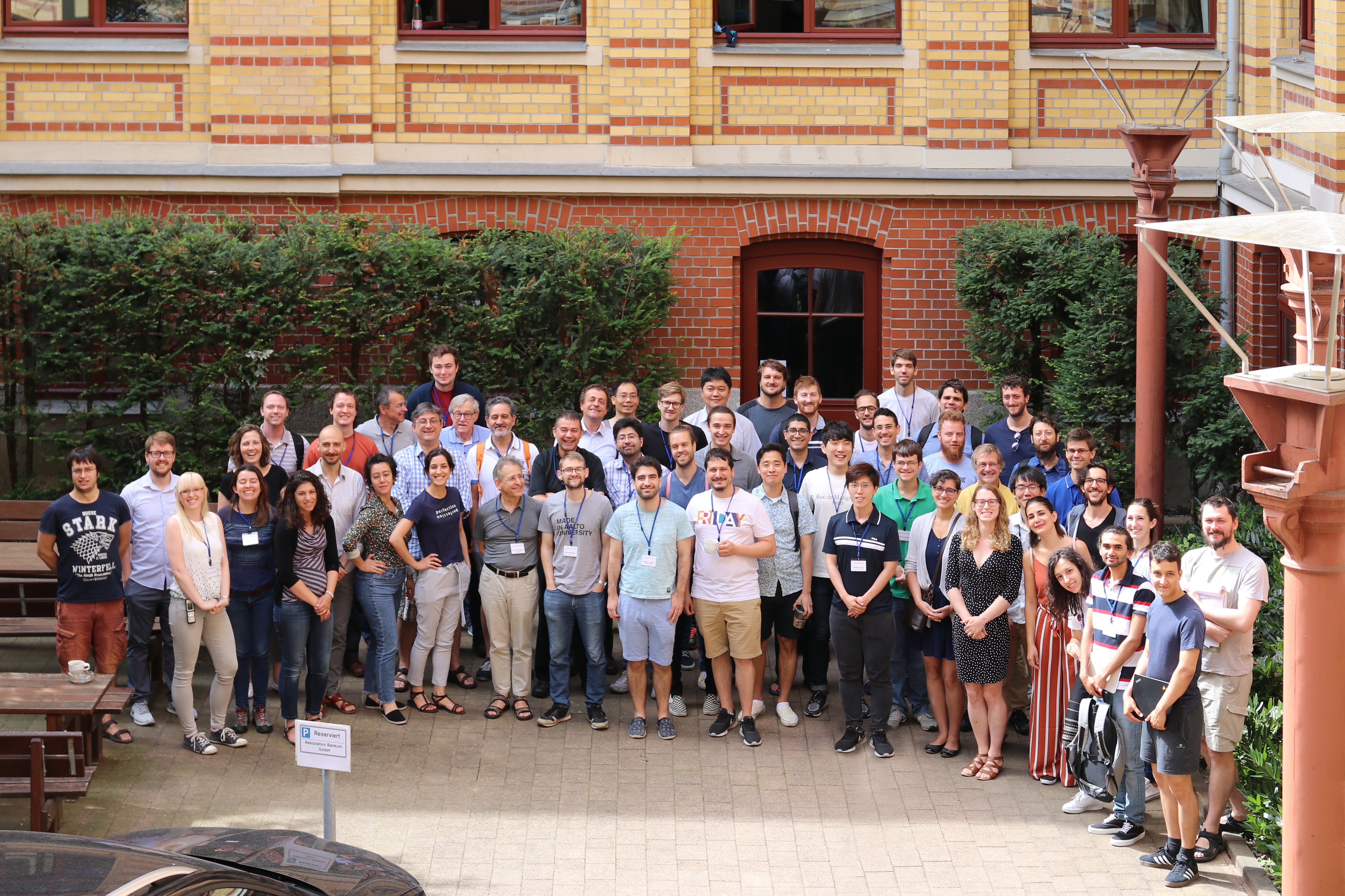 Conference participants of the 2019
			summer school at MPI Leipzig